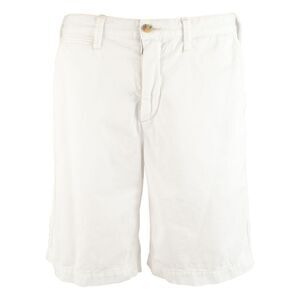 Men's Relaxed Fit Flat Front Chino Shorts White 31